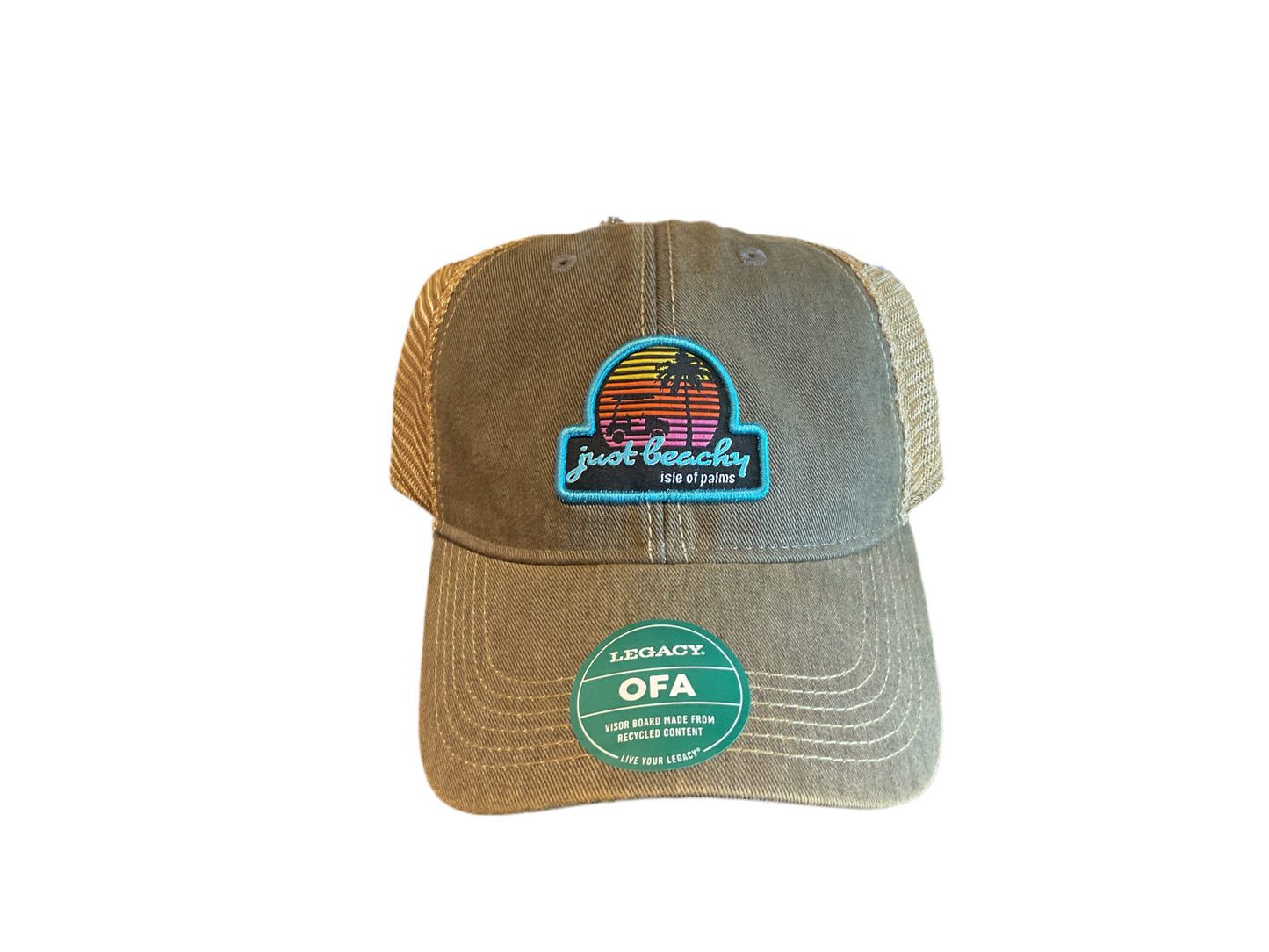 Just Beachy Trucker Hat - Gray