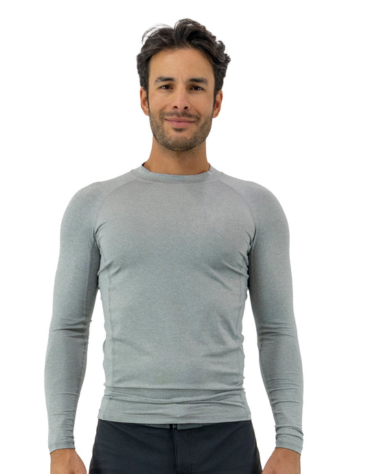 Island Daze Mens UPF 50 Long Sleeve Grey
