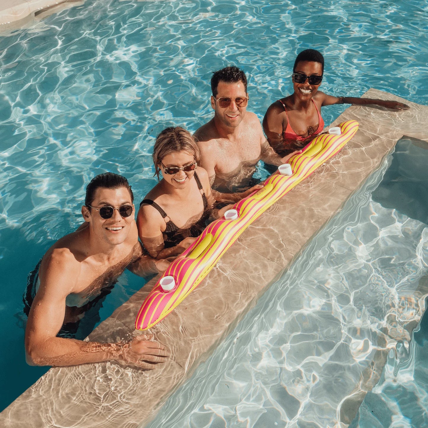 Inflatable Ski ShotSki® Summer 80's, 6' Long
