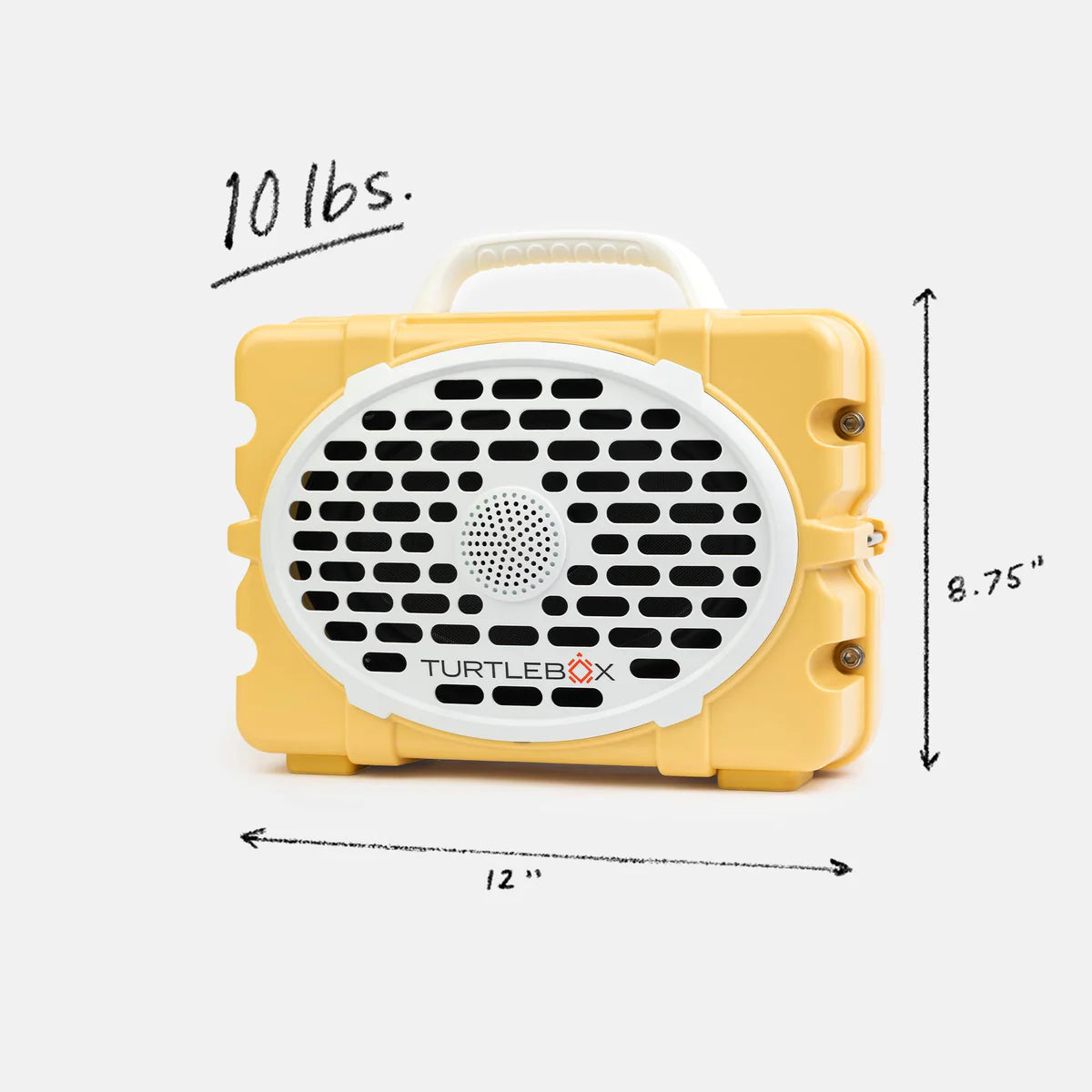 Turtlebox Speaker - Original (Gen 3) - Limited Edition - Fighting Lady Yellow/White
