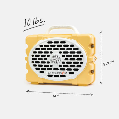 Turtlebox Speaker - Original (Gen 3) - Limited Edition - Fighting Lady Yellow/White