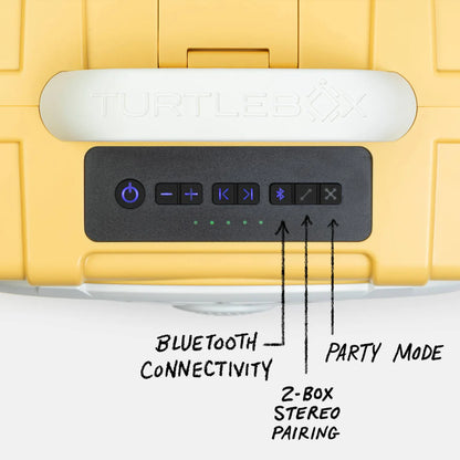 Turtlebox Speaker - Original (Gen 3) - Limited Edition - Fighting Lady Yellow/White