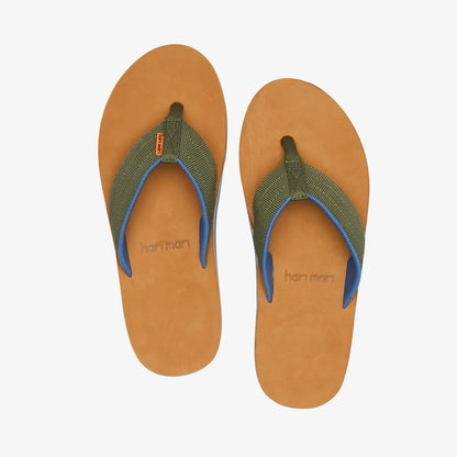 HARI MARI SCOUTS FLIP FLOPS - OLIVE GREEN
