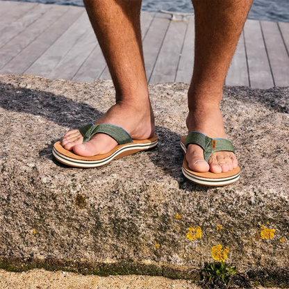 HARI MARI SCOUTS FLIP FLOPS - OLIVE GREEN