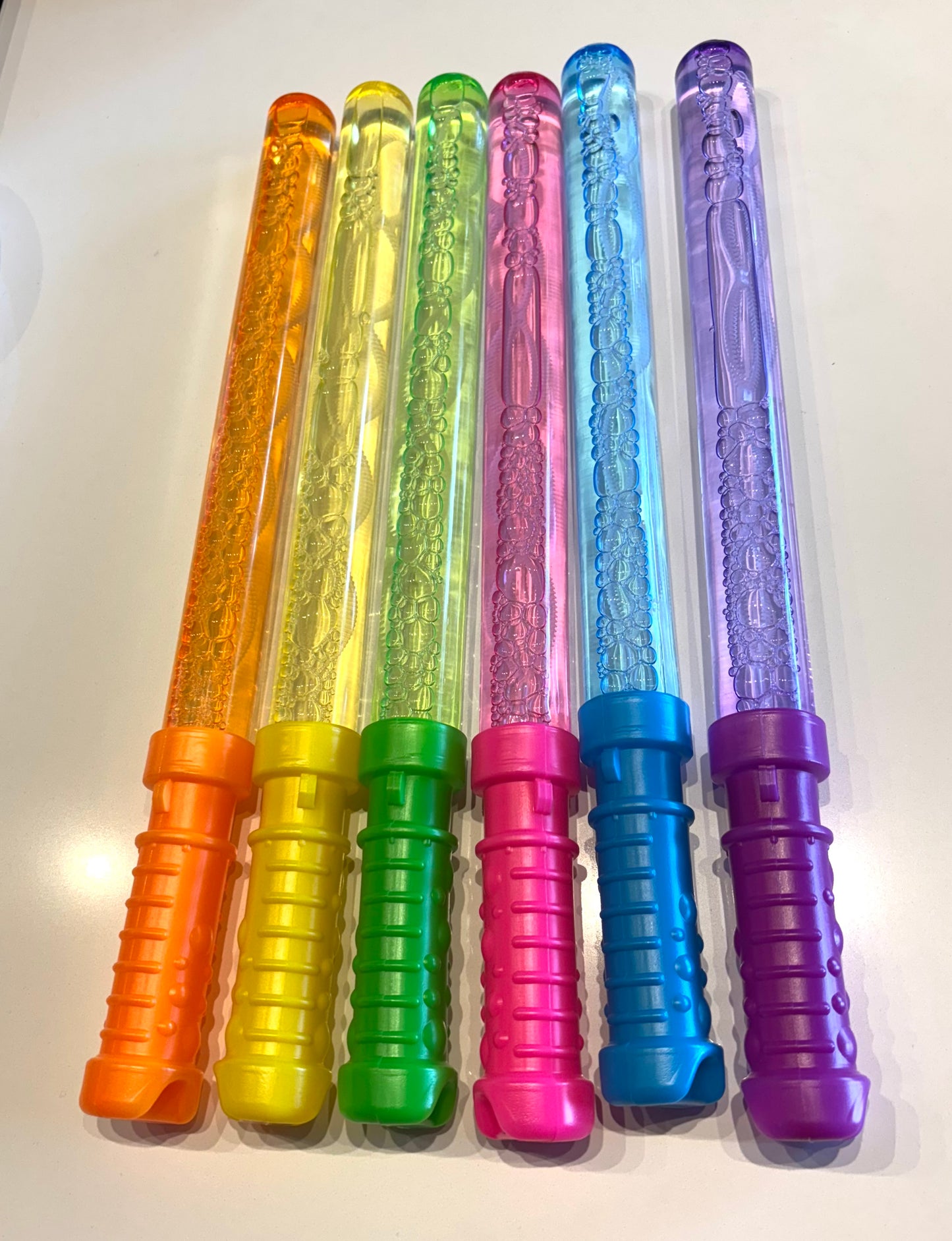 Kids Long Wand Bubble Stick - Orange