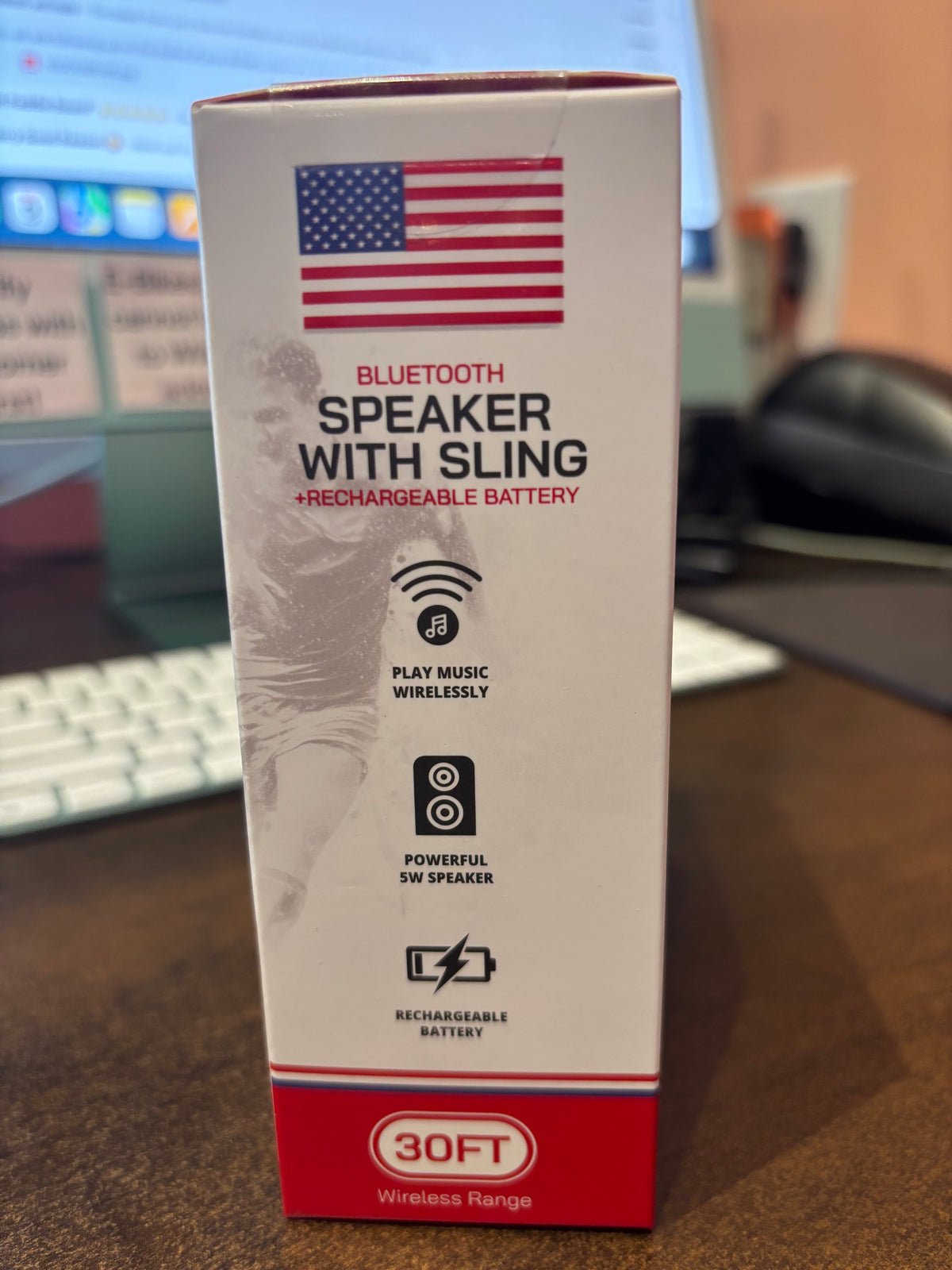 Bluetooth Speaker with Sling & Rechargable Battery