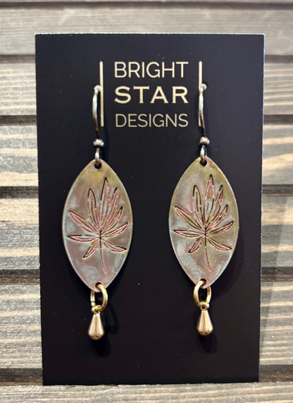 #505 Patina Collection Earrings by Bright Star Designs - Made in Charleston, SC.