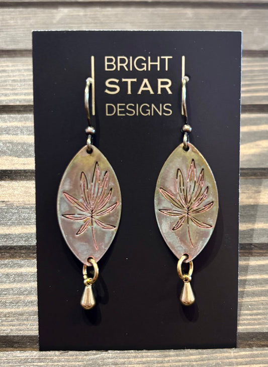 #505 Patina Collection Earrings by Bright Star Designs - Made in Charleston, SC.