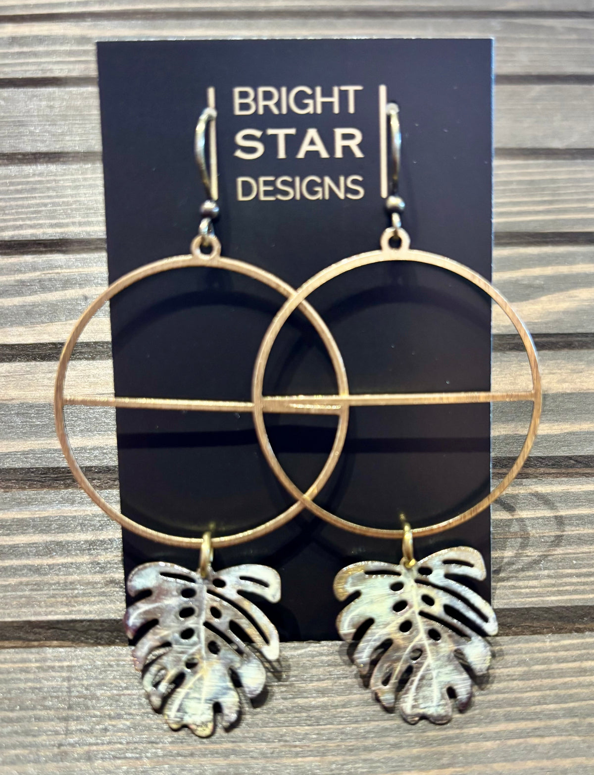 #507 Patina Collection Earrings by Bright Star Designs - Made in Charleston, SC.