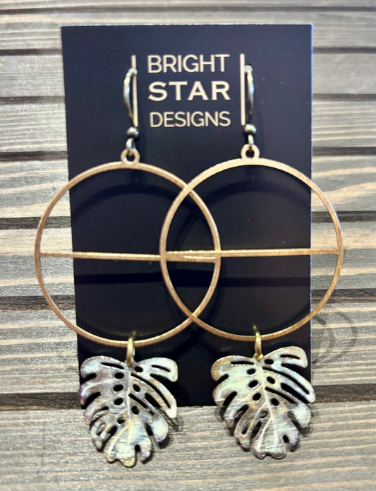 #507 Patina Collection Earrings by Bright Star Designs - Made in Charleston, SC.