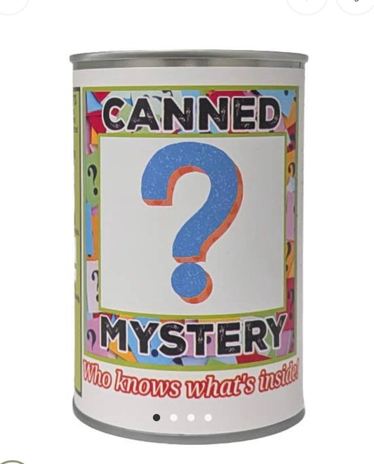Canned Gifts- Mystery Stuffed Animal With Jokes