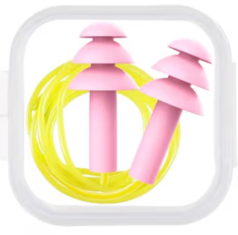 Water Earplugs Light Pink / Yellow