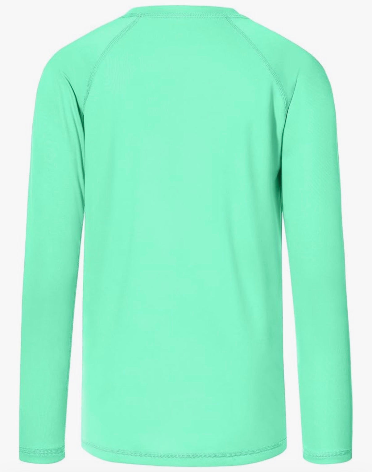 Kids Light Green Rash Guard Top