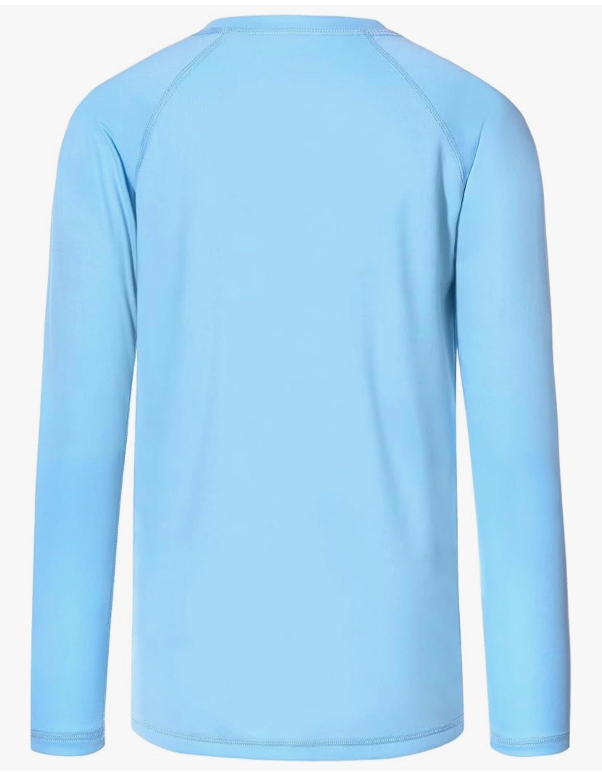 Kids Light Blue Rash Guard Top