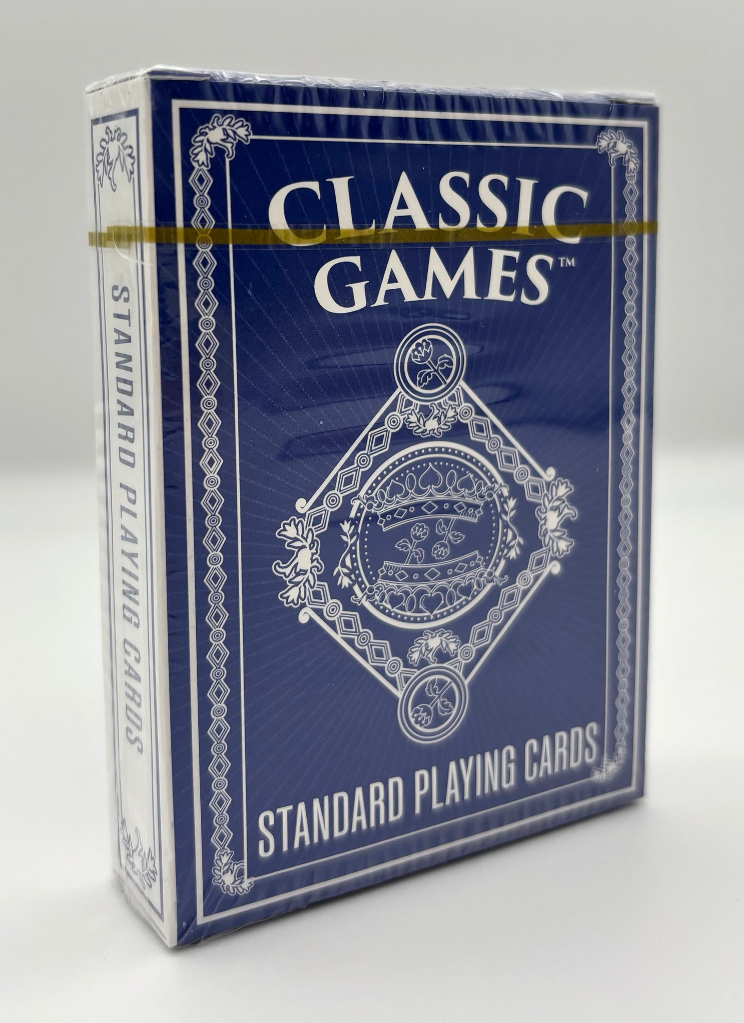 Classic Games Standard Deck of Playing Cards in Royal Blue and Wrapped