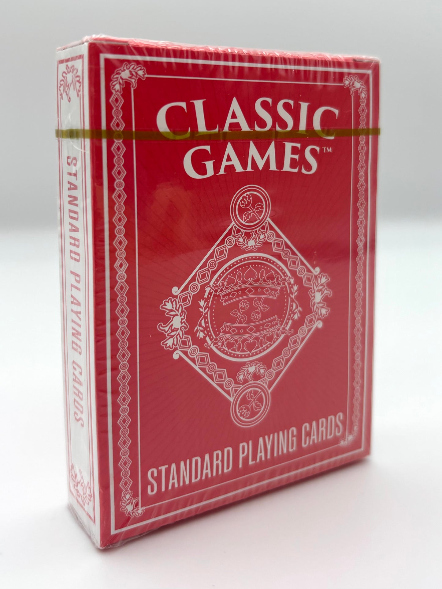 Classic Games Standard Deck of Playing Cards in Royal Red and Wrapped
