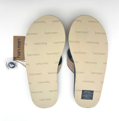 Hari Mari Mens Pier Sand Water Resistant Leather Flip Flops/Sandals