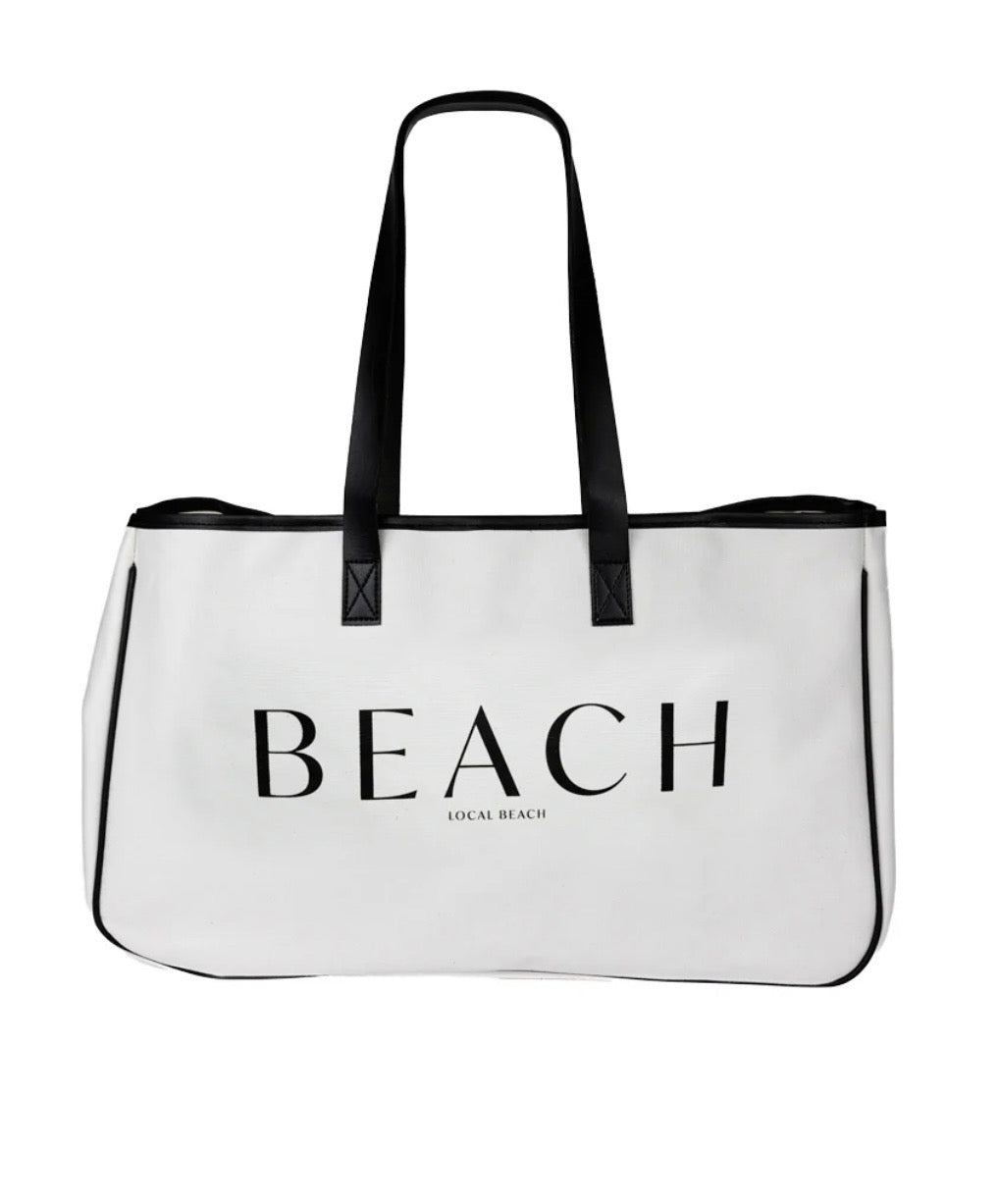 Local Beach Beach Canvas Tote
