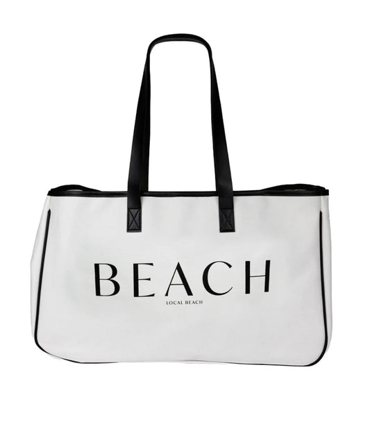 Local Beach Beach Canvas Tote