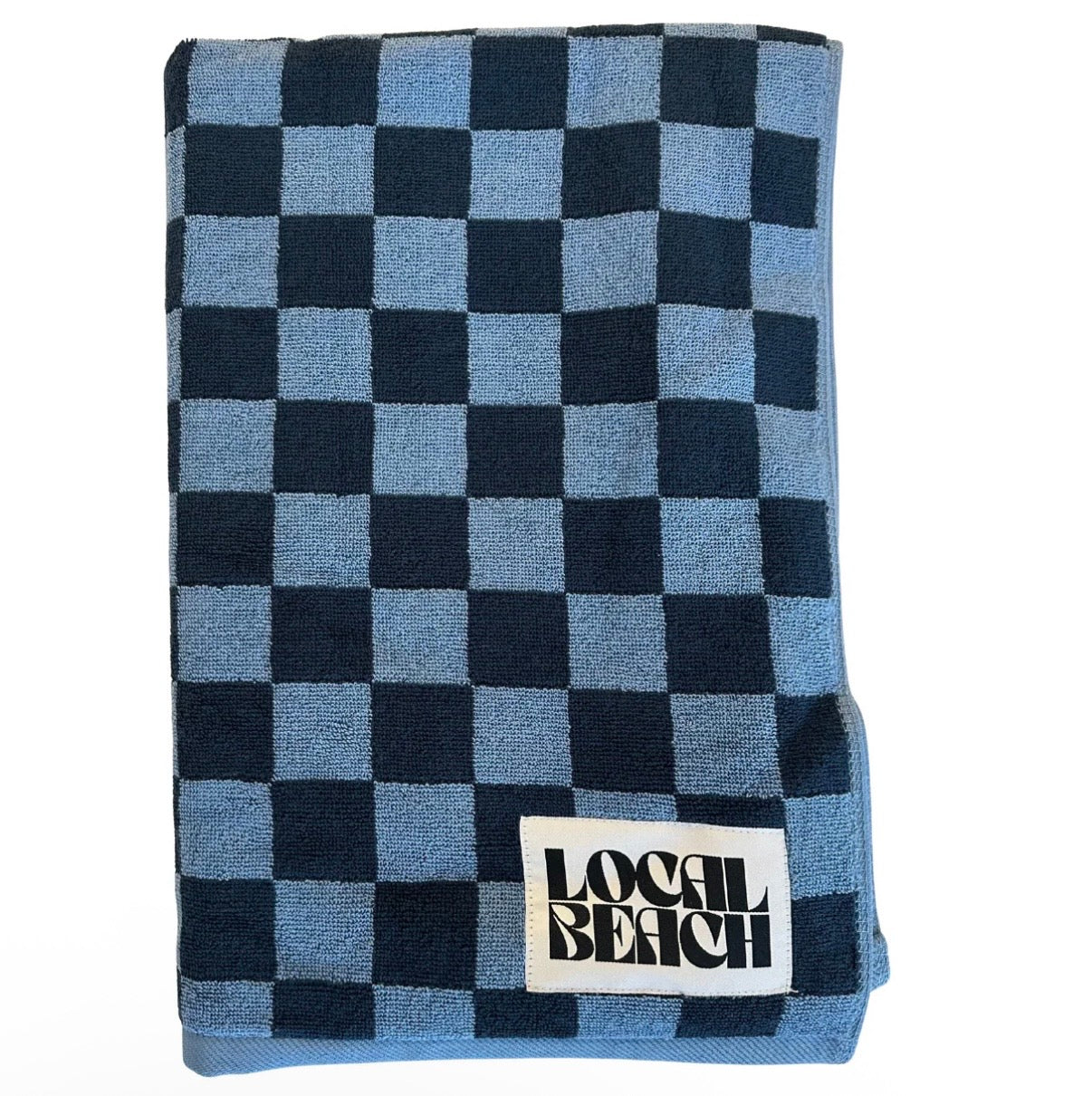 Local Beach Checker Beach Towel