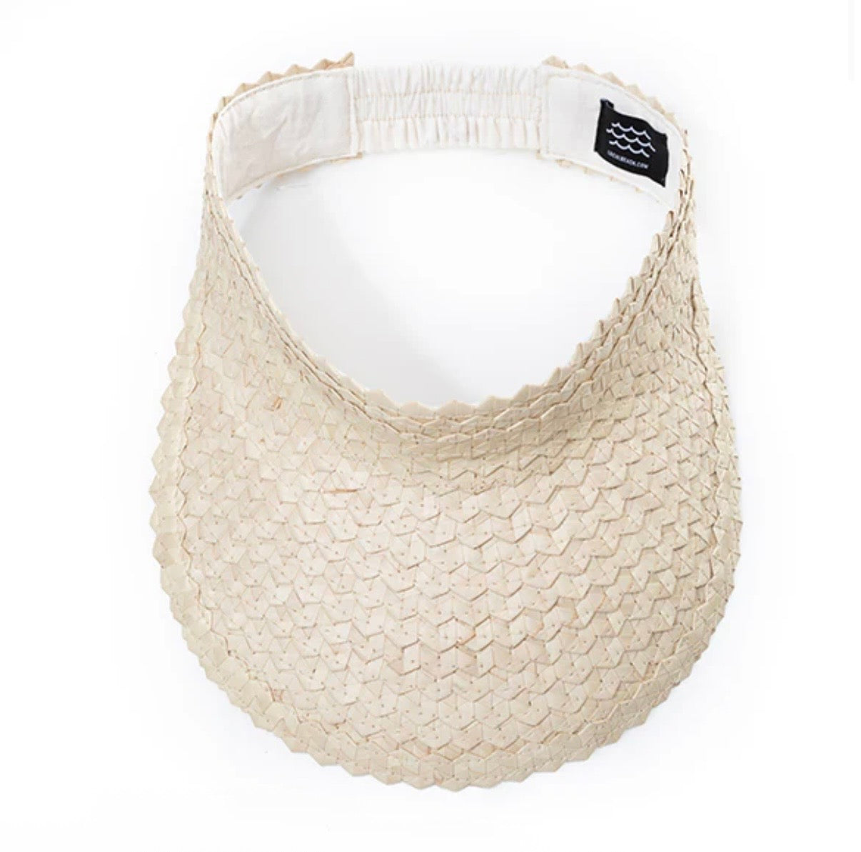 Local Beach Playa Straw Visor - Natural