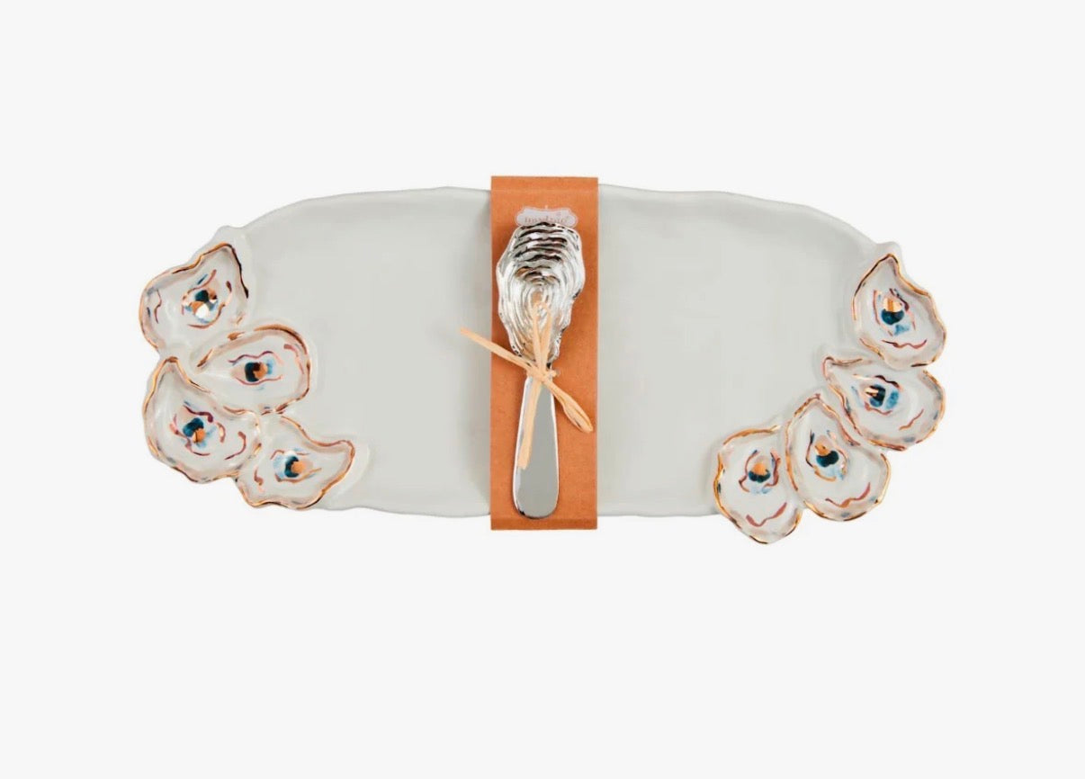 Oyster Tray and Spreader Set