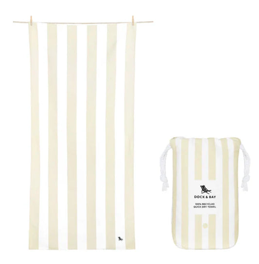 Dock & Bay Quick Dry Towel -BORA BORA BEIGE XL