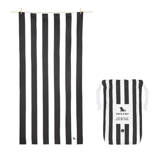 Dock & Bay Quick Dry Towel - KAMARI CHARCOAL XL