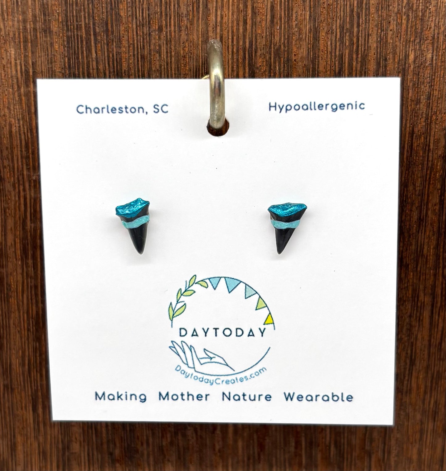 DAYTODAY #25 Wearable Mother Nature Shark Teeth Earrings/Jewelry