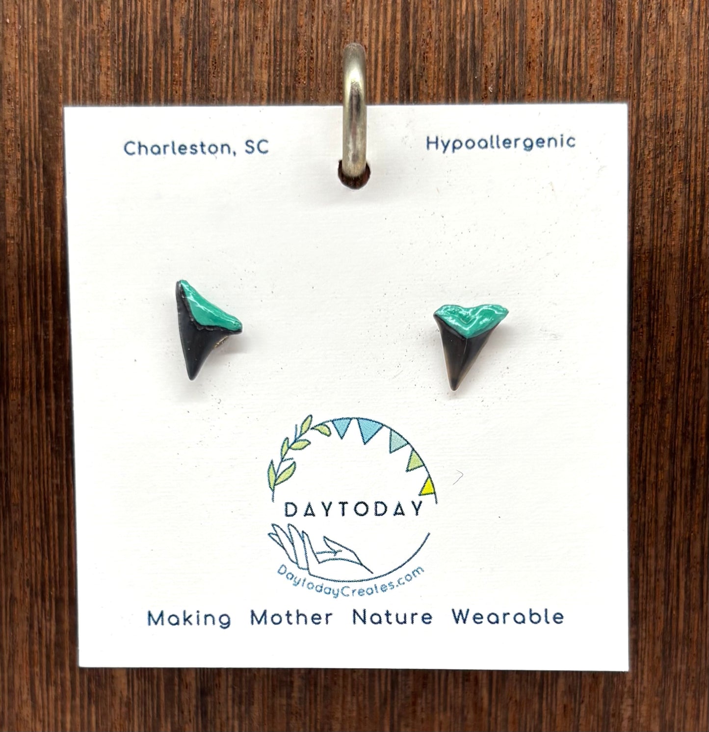 DAYTODAY #26 Wearable Mother Nature Shark Teeth Earrings/Jewelry