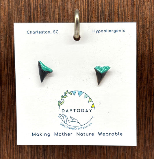 DAYTODAY #26 Wearable Mother Nature Shark Teeth Earrings/Jewelry