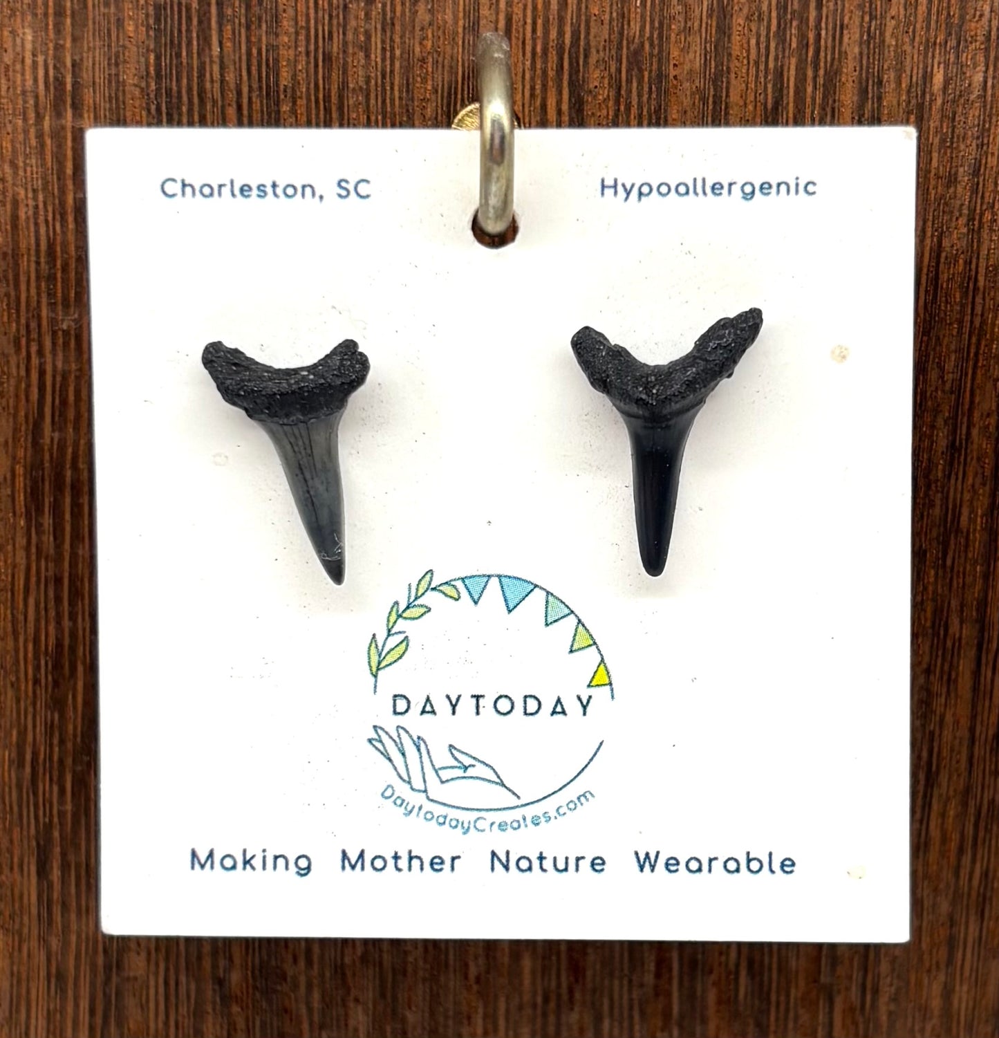 DAYTODAY #20 Wearable Mother Nature Shark Teeth Earrings/Jewelry