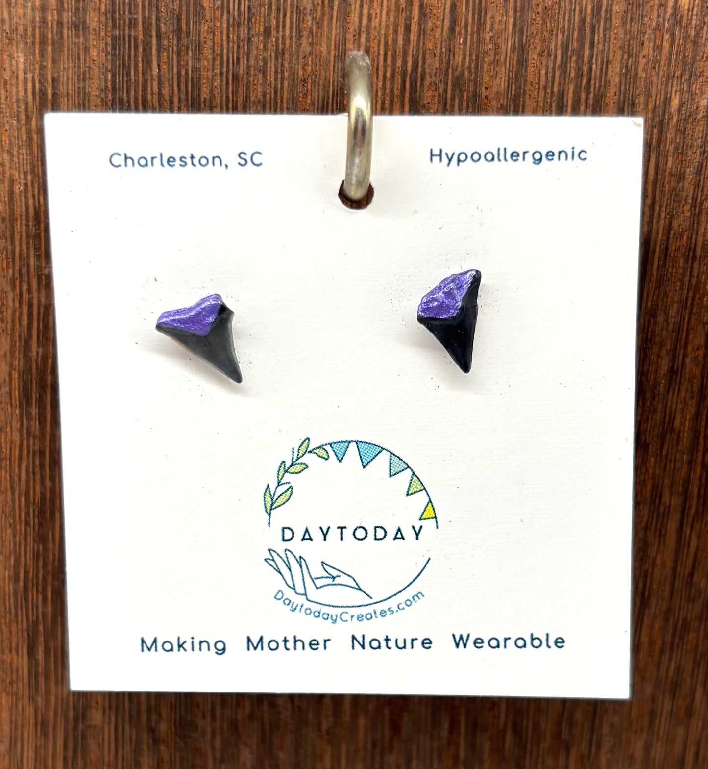 DAYTODAY #21 Wearable Mother Nature Shark Teeth Earrings/Jewelry