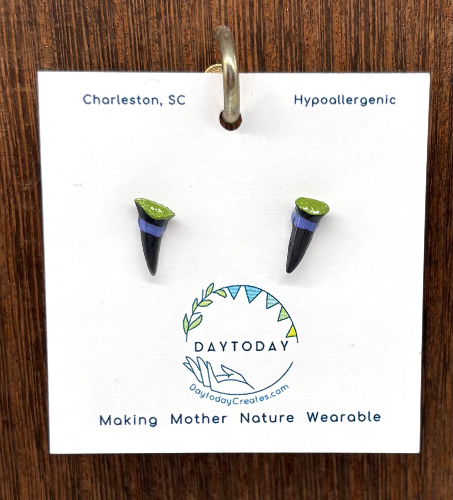 DAYTODAY #23 Wearable Mother Nature Shark Teeth Earrings/Jewelry