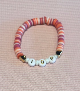 Local Handmade Bracelet Single Pink IOP