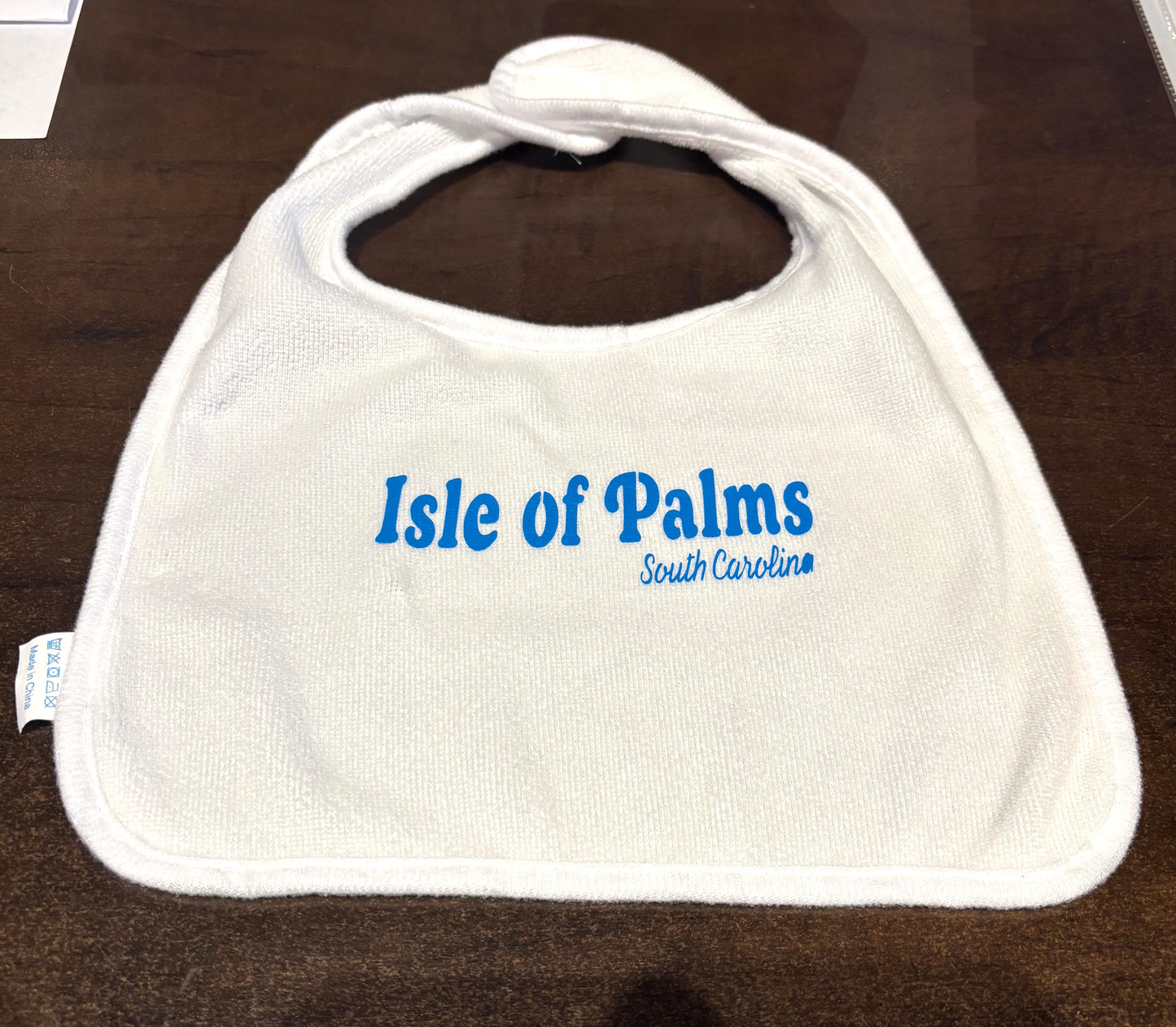 Baby Bib with Isle of Palms, South Carolina