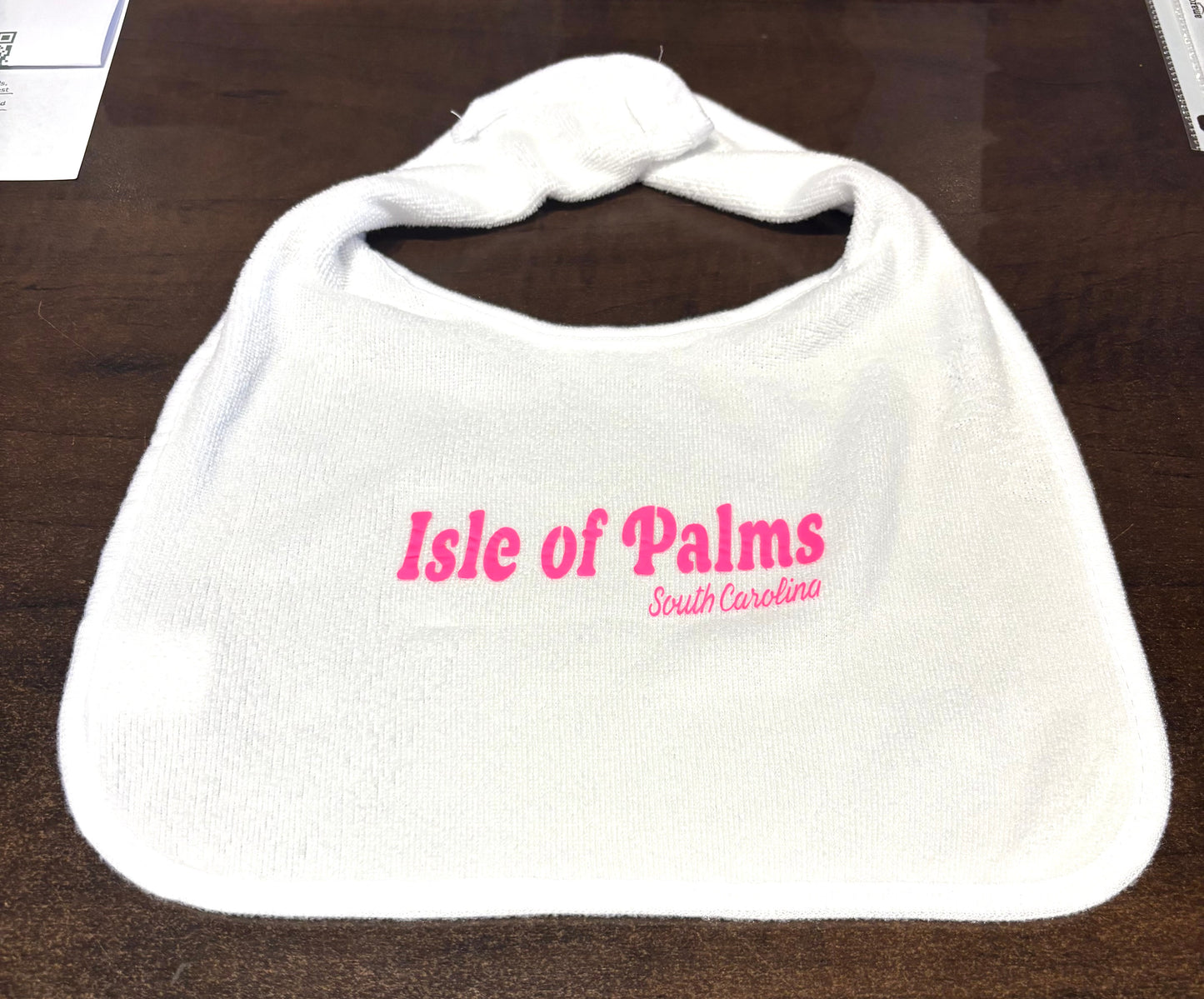 Baby Bib with Isle of Palms, South Carolina