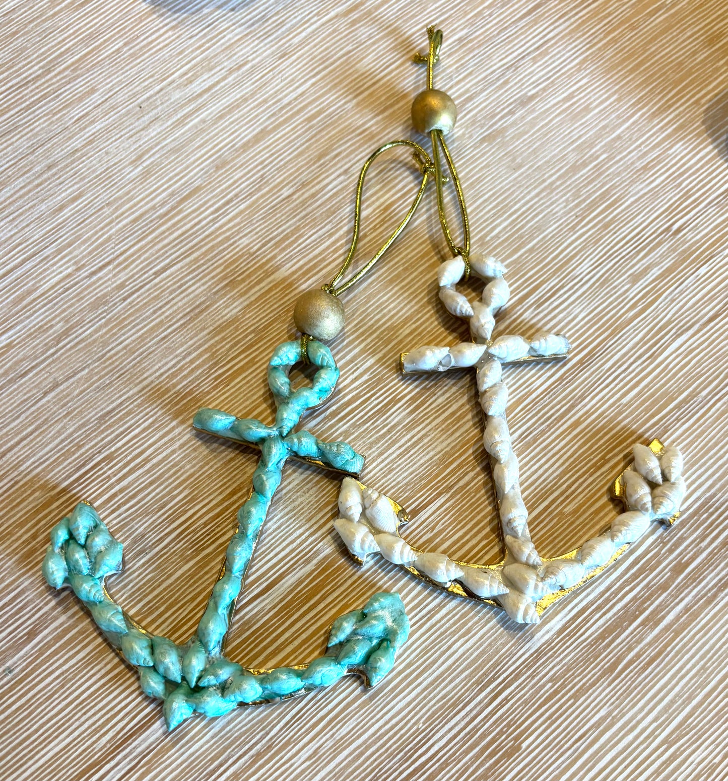 Sylvia Shells -  Anchor Ornament