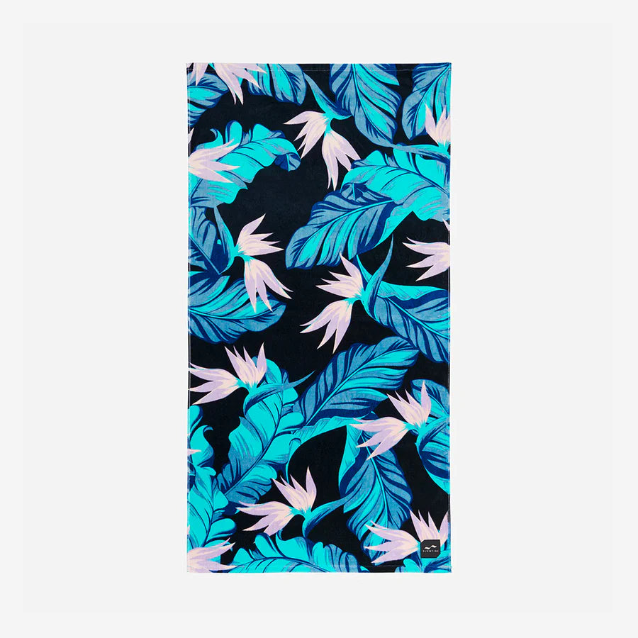 Slowtide Mauka Black Beach Towel