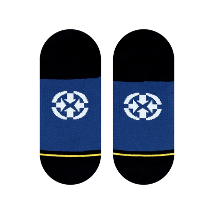 MERG4 FAT SHARK NO SHOW SOCKS WITH ART BY CHUMP MAGIC - ADULT