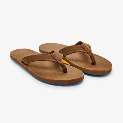 HARI MARI - MENS FIELDS FLIP FLOPS - BOURBON
