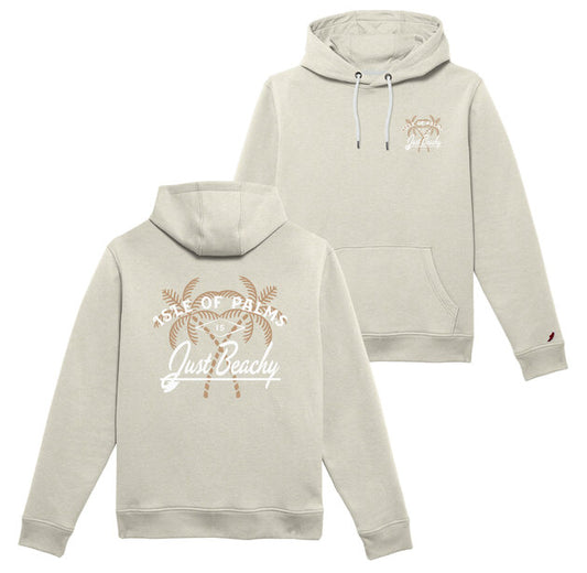 Adult Isle of Palms is Just Beachy League Hoodie - Light Tan
