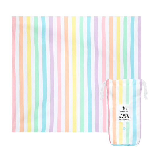 Dock & bay Unicorn Waves Picnic Blanket  XL