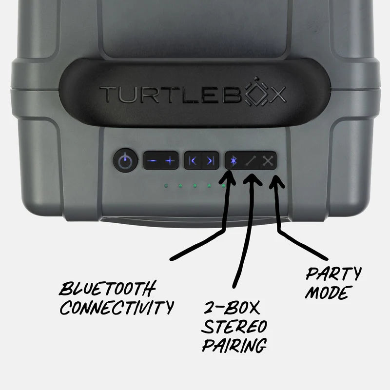 TURTLEBOX CUB I COMPACT OUTDOOR PORTABLE SPEAKER