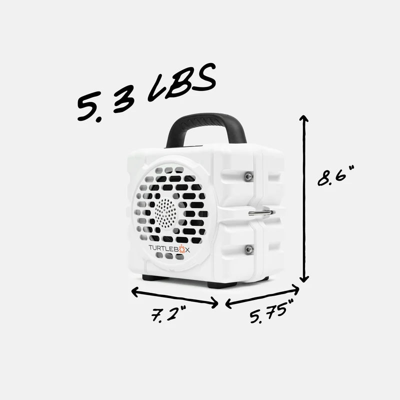 TURTLEBOX CUB I COMPACT OUTDOOR PORTABLE SPEAKER