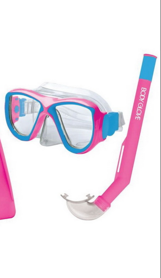 Mischief Kid's Snorkeling Combo - Pink