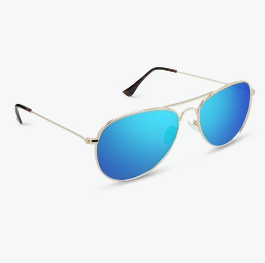 Nectar Kittyhawk - Gold Frame - Blue Lens