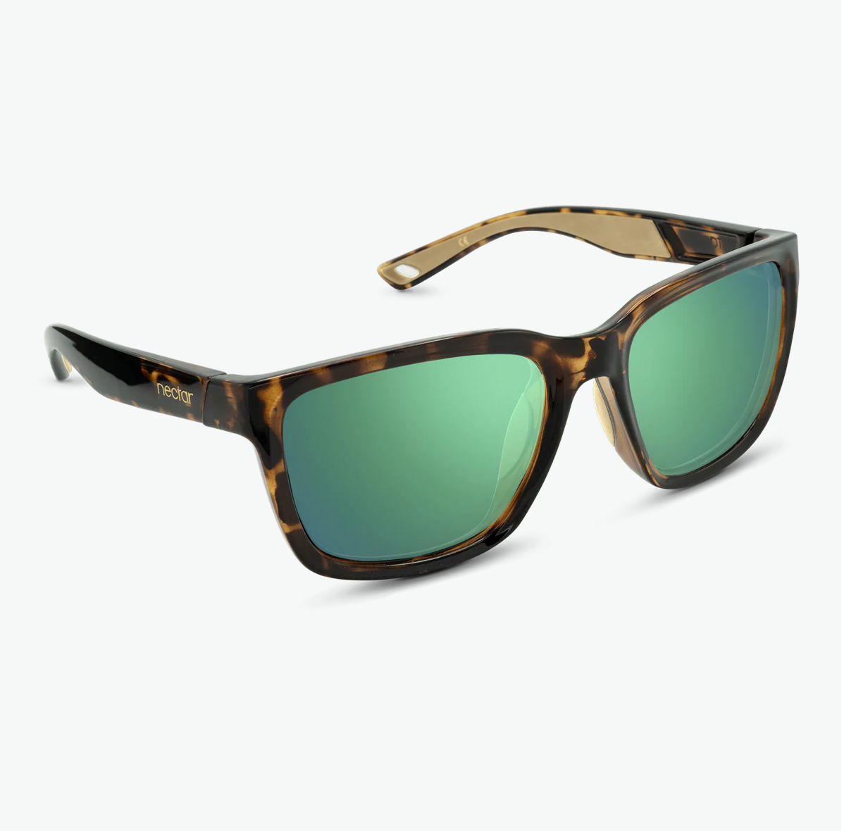 Nectar Folly - Brown Tortoise Frame - Green Lens