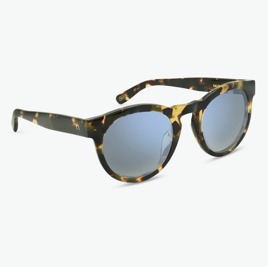 Nectar Anna Ruby - Pecan Tortoise Frame - Blue Lens