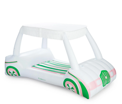 Funboy Golf Cart Float - Green/pink